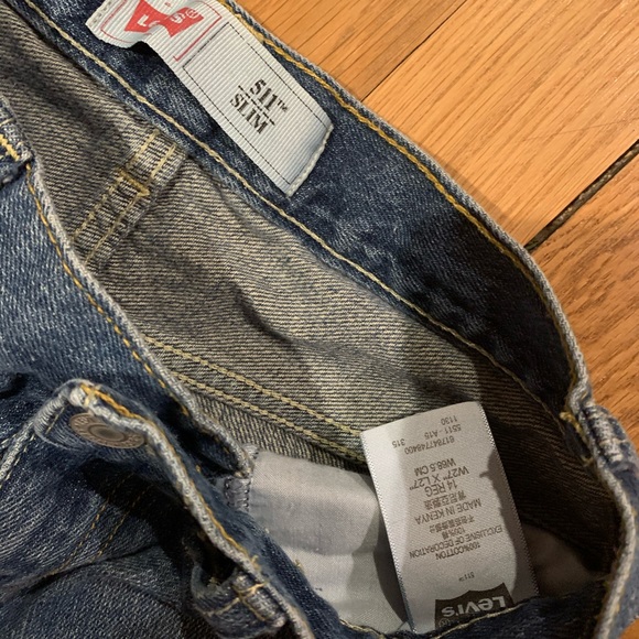 Levi’s 511 slim Boys Jeans size 14 - Picture 5 of 5